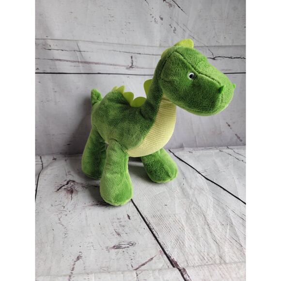 Carter's Green Dinosaur Plush 8" Stuffed Animal Lovey Security Toy Dino - Picture 1 of 8